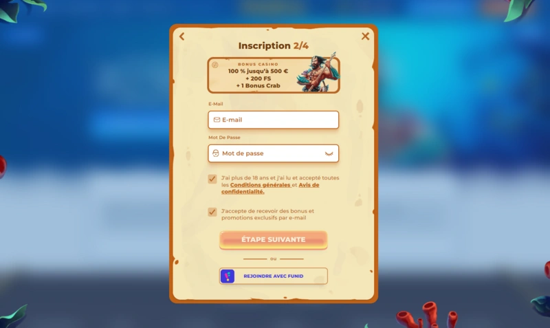 posido registration page
